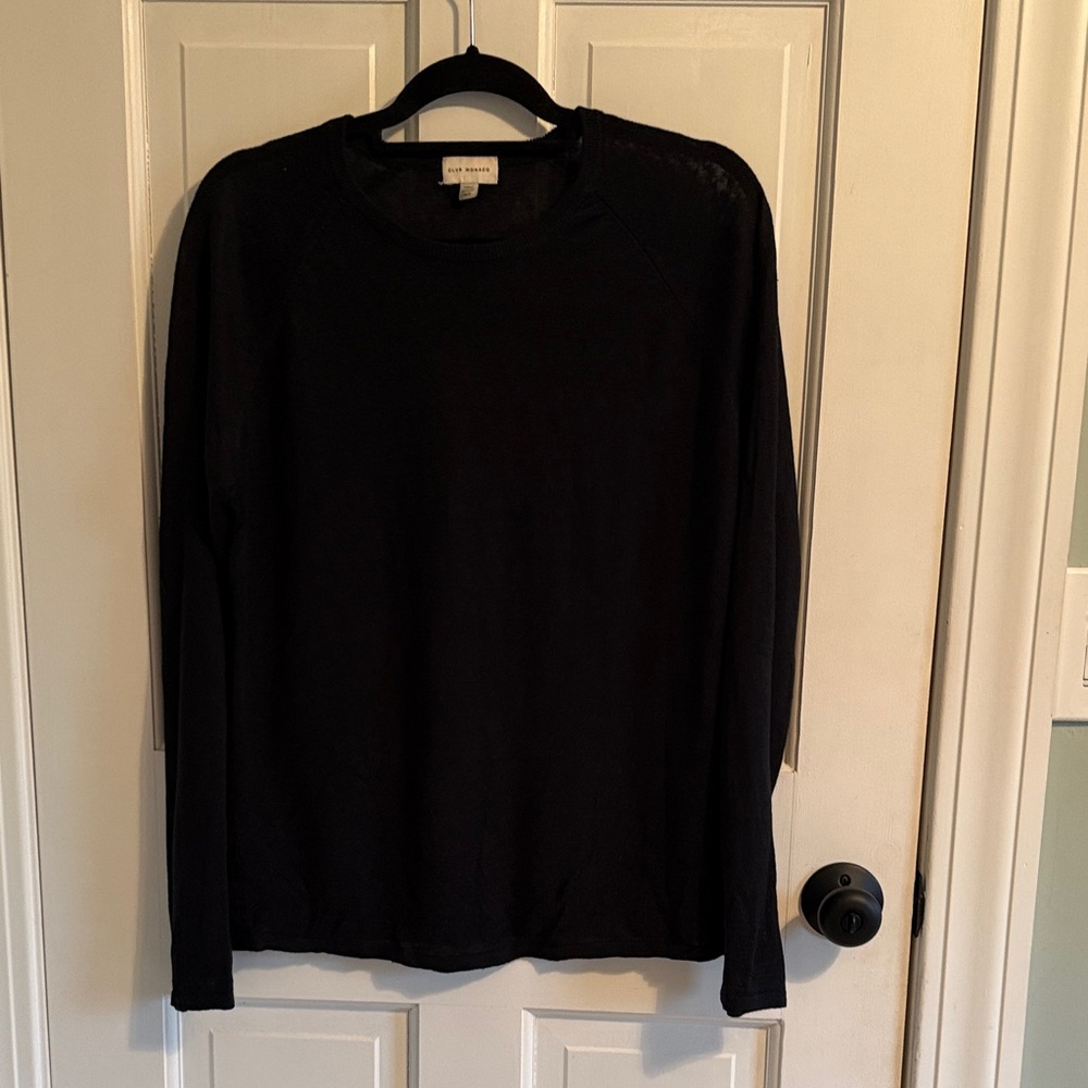 Club Monaco Classic Black Long Sleeve Shirt